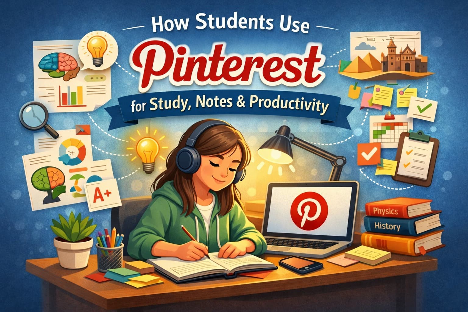 How Students Can Use Pinterest for Study, Notes & Productivity