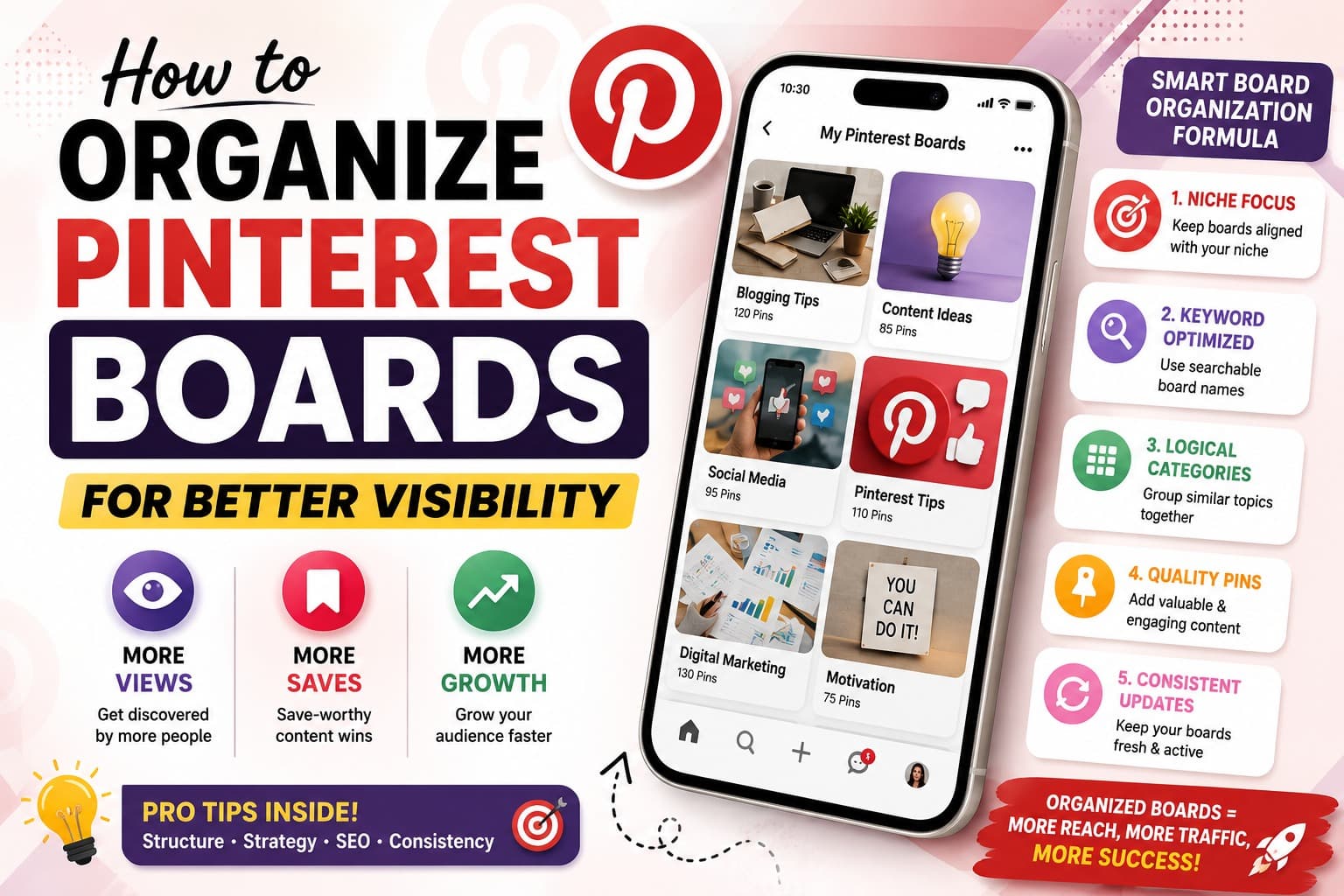 How to Organize Pinterest Boards for Better Visibility