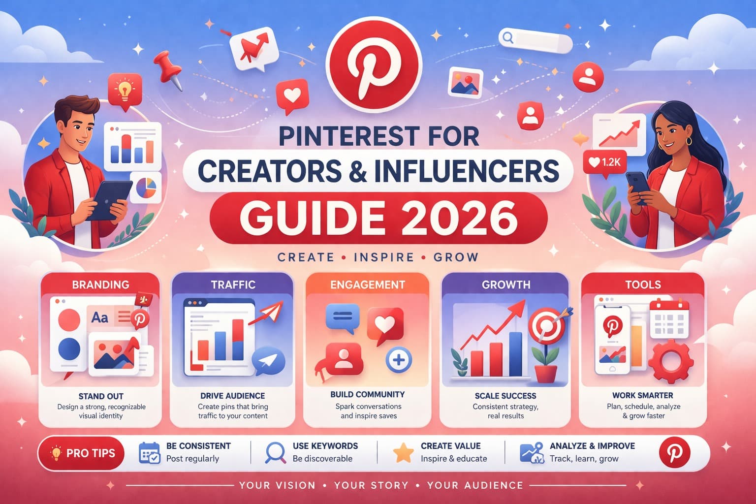 Pinterest Growth Guide 2026: How to Get Traffic, Clicks & Real Results